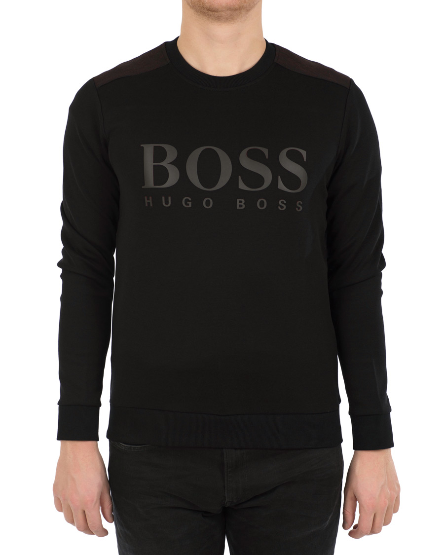 Herre | Trøjer | BOSS GREEN | BOSS Athleisure Salbo Sweatshirt Black