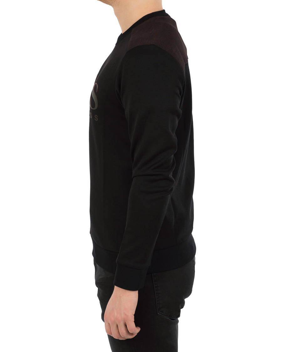 Herre | Trøjer | BOSS GREEN | BOSS Athleisure Salbo Sweatshirt Black