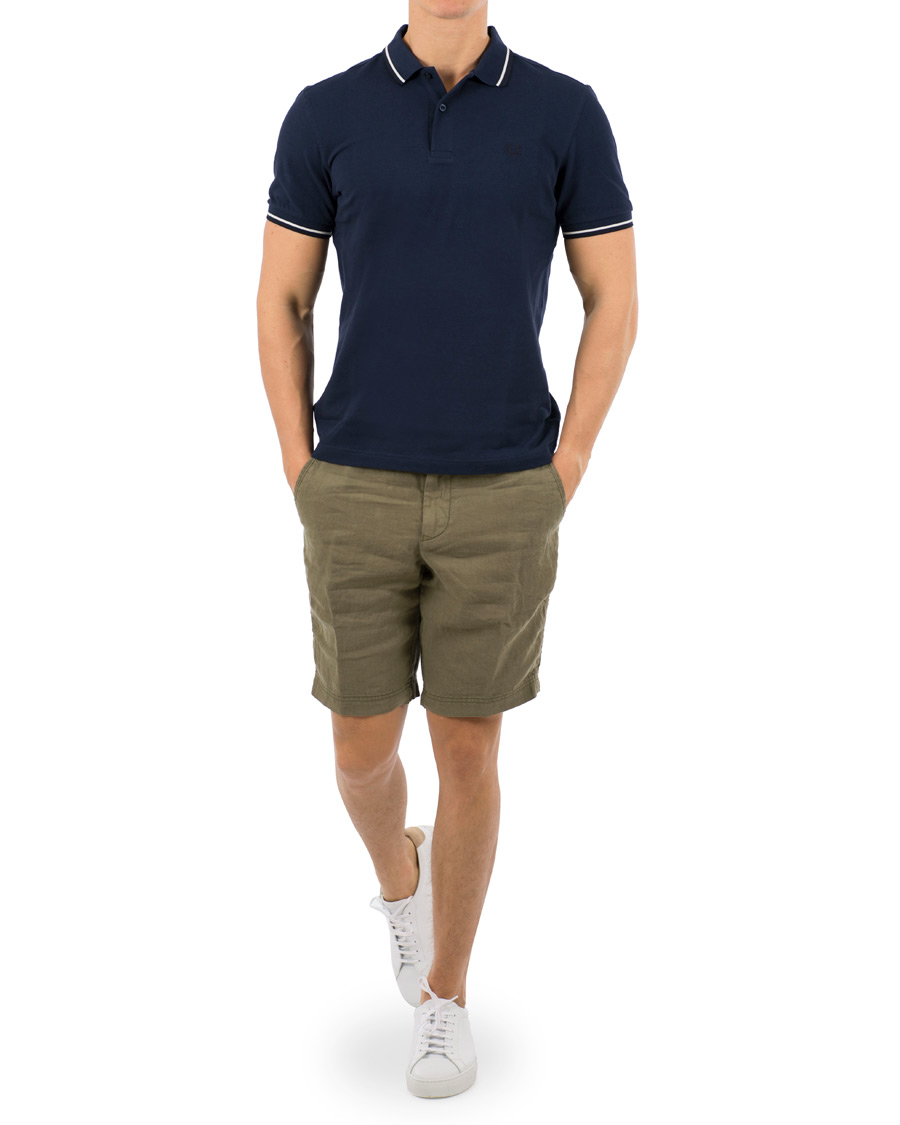 Herre | Shorts | BOSS BLACK | BOSS Crigan Linen Shorts Green