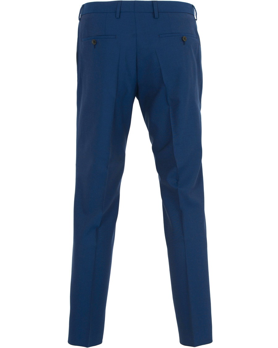 Herre | Jakkesæt | BOSS BLACK | BOSS Huge/Genius Wool Guabello Suit Napoli Blue