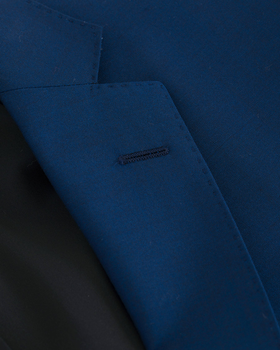 Herre | Jakkesæt | BOSS BLACK | BOSS Huge/Genius Wool Guabello Suit Napoli Blue