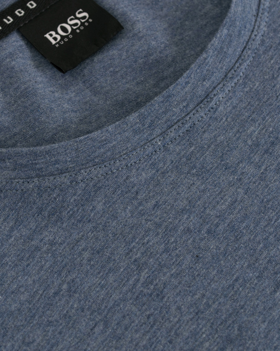 Herre | T-Shirts | BOSS BLACK | BOSS Urban Tee Open Blue