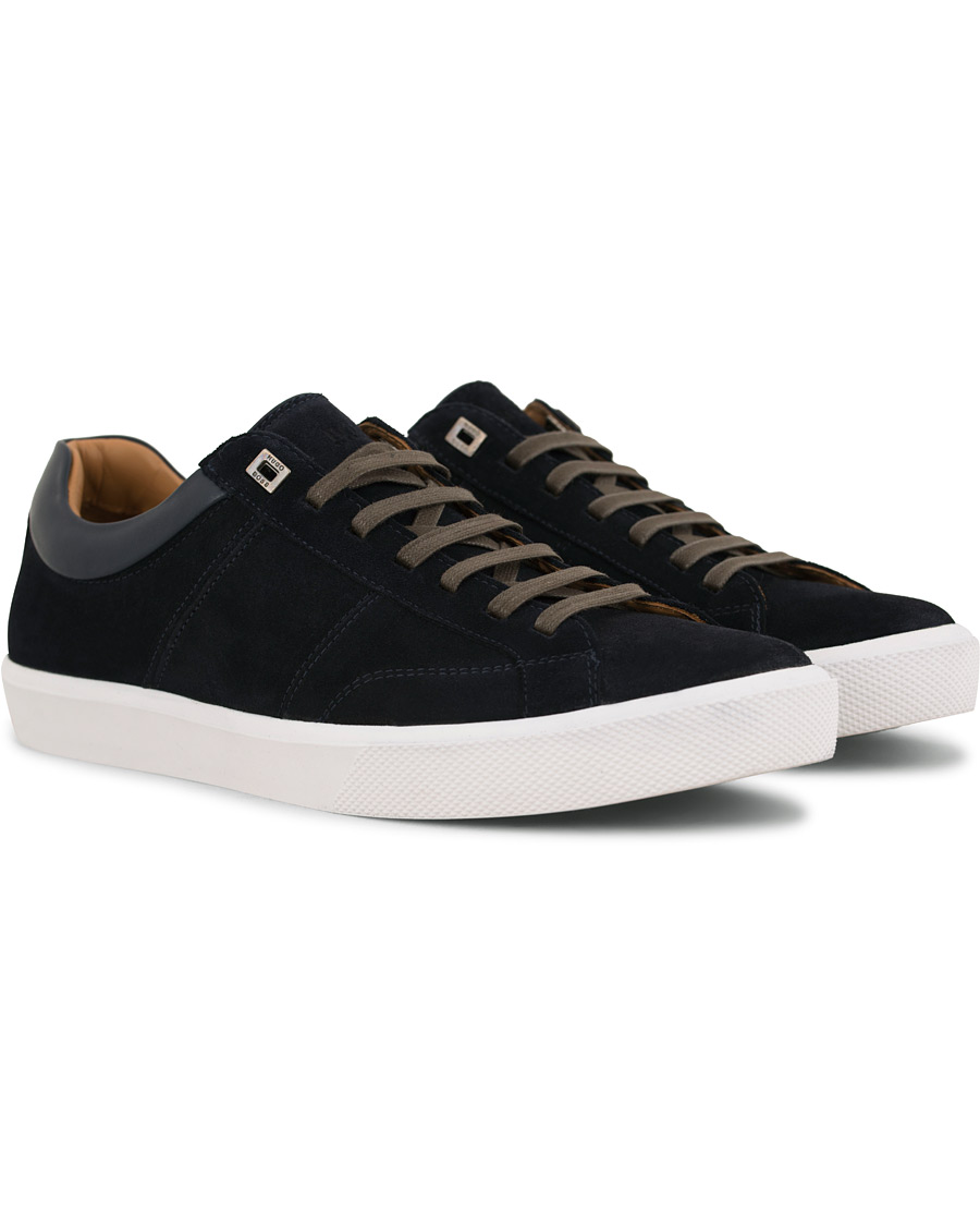 Herre | BOSS Escape Tenn Sneaker Navy Suede | BOSS BLACK | BOSS Escape Tenn Sneaker Navy Suede