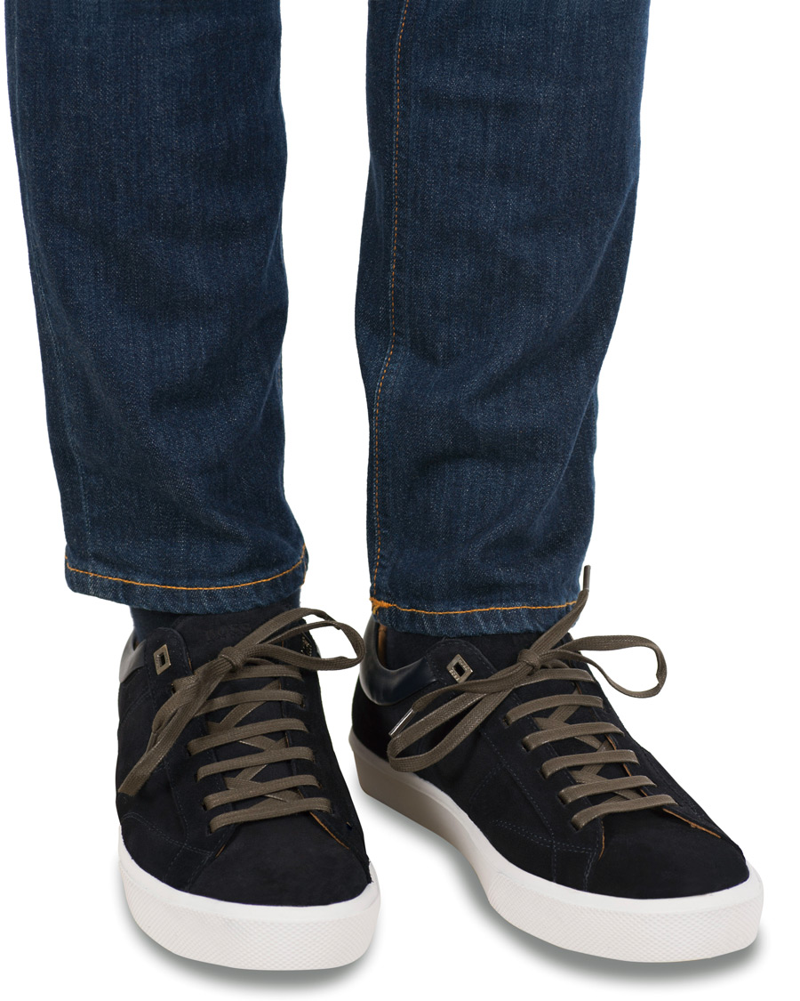 Herre | BOSS Escape Tenn Sneaker Navy Suede | BOSS BLACK | BOSS Escape Tenn Sneaker Navy Suede
