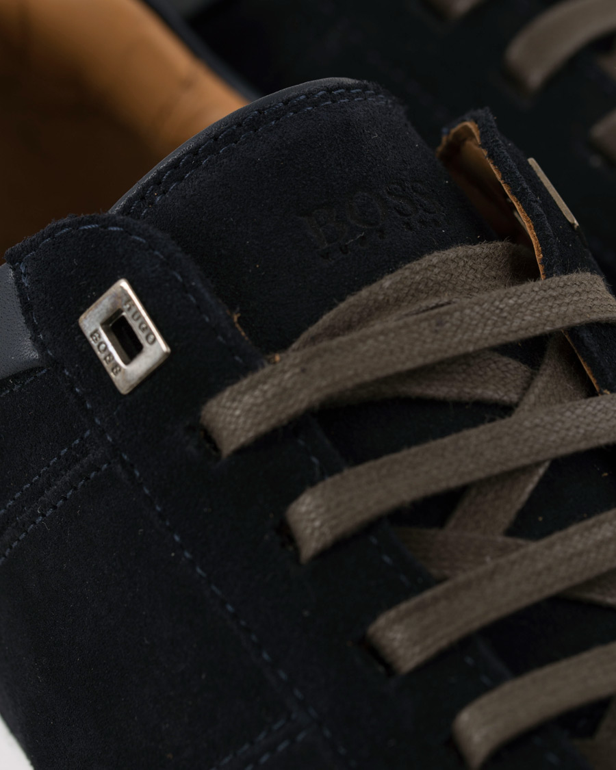 Herre | BOSS Escape Tenn Sneaker Navy Suede | BOSS BLACK | BOSS Escape Tenn Sneaker Navy Suede