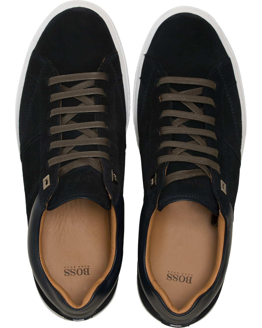 Herre | BOSS Escape Tenn Sneaker Navy Suede | BOSS BLACK | BOSS Escape Tenn Sneaker Navy Suede