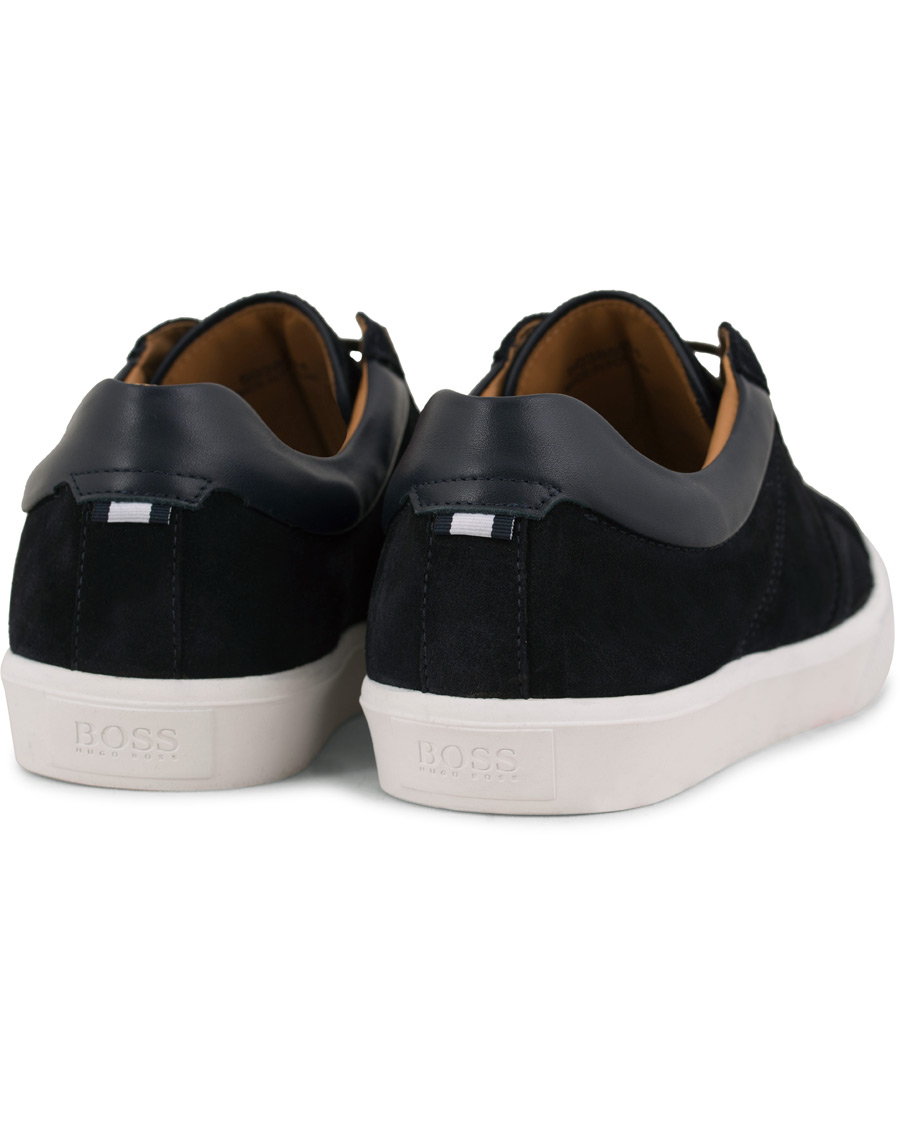 Herre | BOSS Escape Tenn Sneaker Navy Suede | BOSS BLACK | BOSS Escape Tenn Sneaker Navy Suede