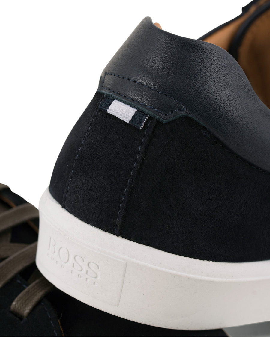Herre | BOSS Escape Tenn Sneaker Navy Suede | BOSS BLACK | BOSS Escape Tenn Sneaker Navy Suede