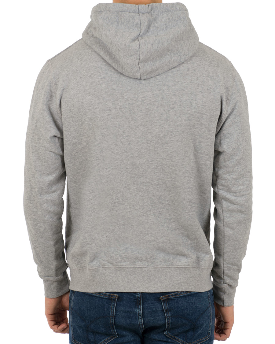 Herre | Trøjer | Sunspel | Loopback Hoodie Light Grey