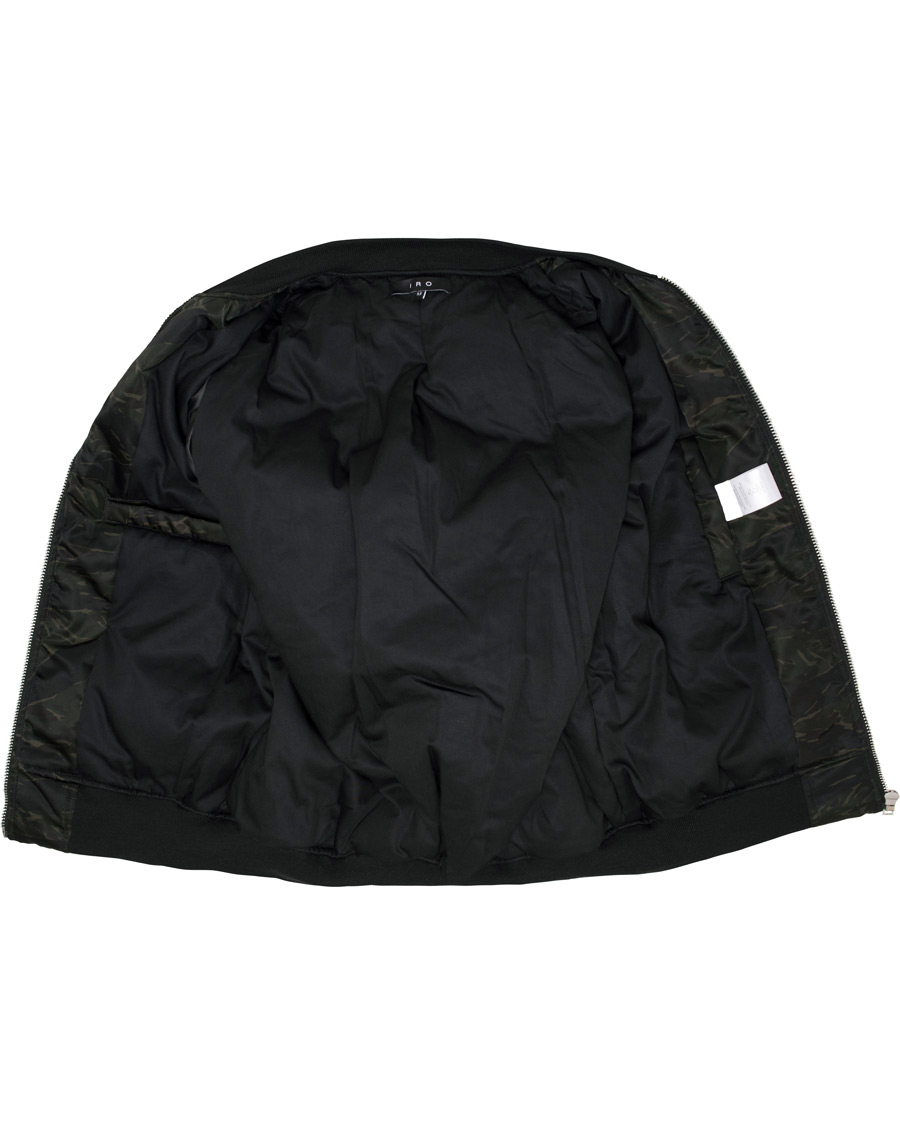 Herre | Jakker | IRO | Syl Biker Jacket Black/Green