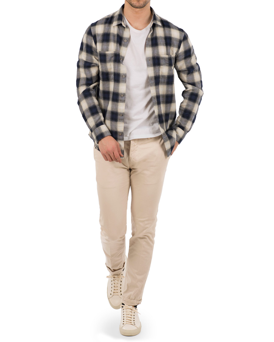 Herre | Skjorter | IRO | Namio Check Shirt Blue/White