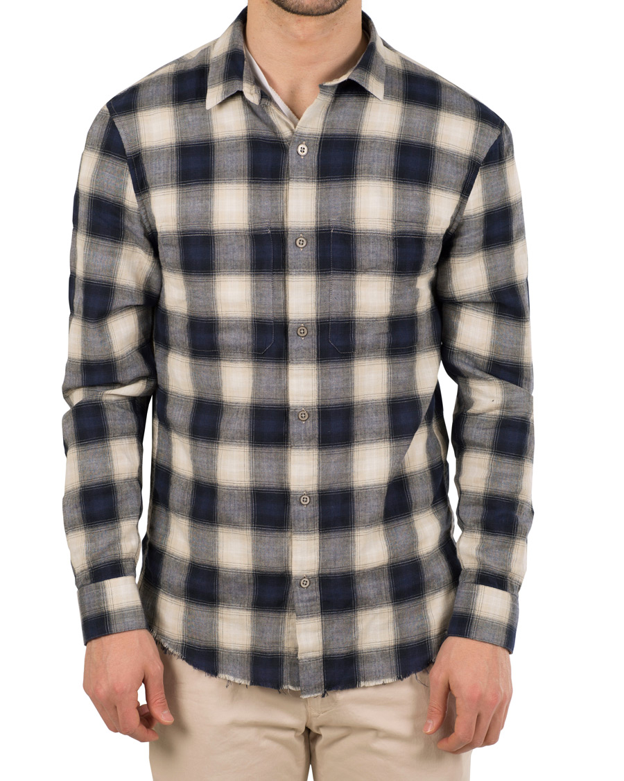 Herre | Skjorter | IRO | Namio Check Shirt Blue/White