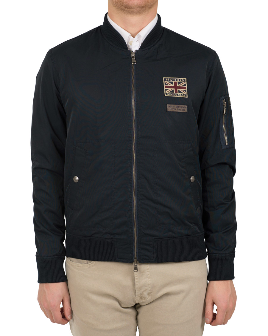 Herre | Jakker | Morris | Barnes Bomber Jacket Old Blue
