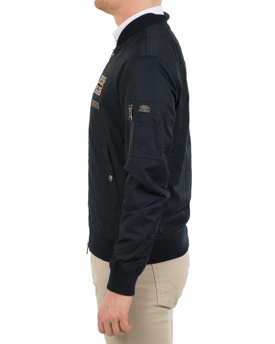 Herre | Jakker | Morris | Barnes Bomber Jacket Old Blue