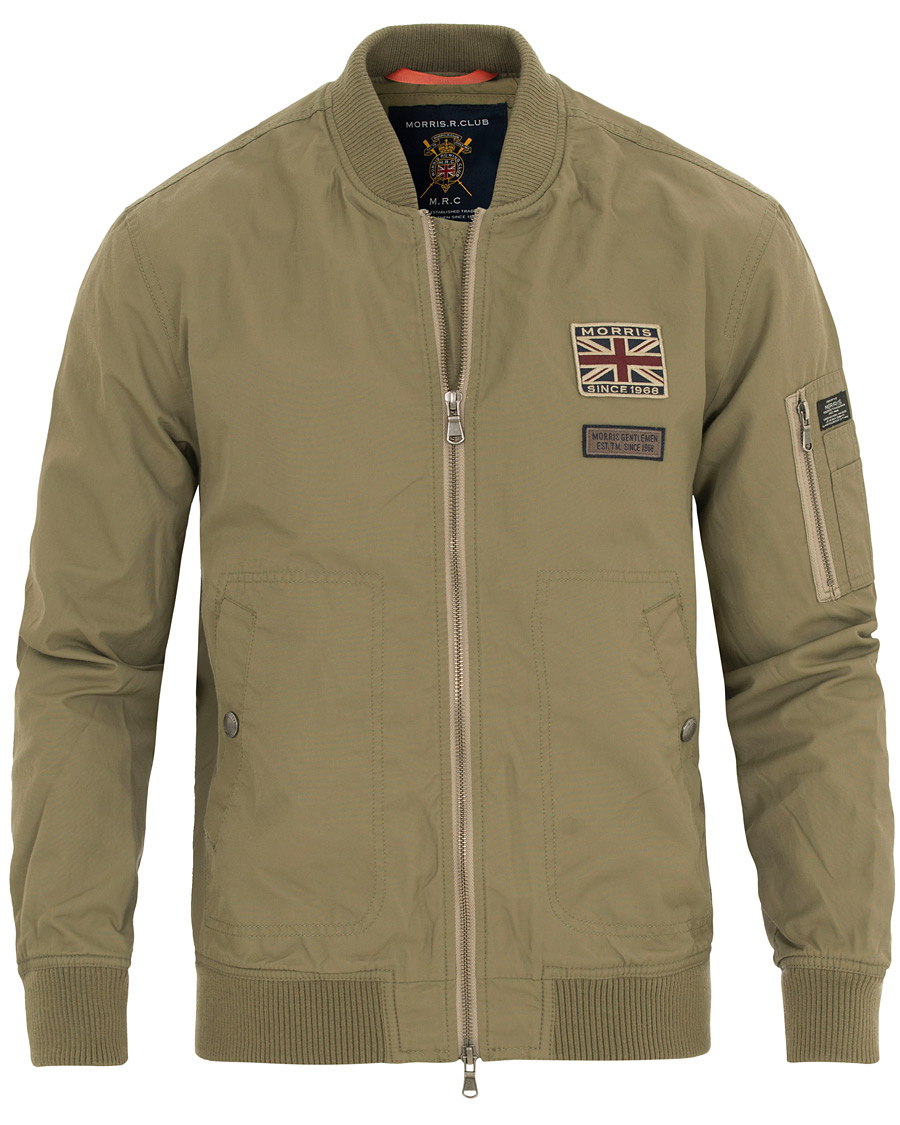 Herre | Jakker | Morris | Barnes Bomber Jacket Green