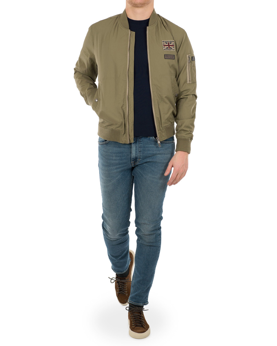 Herre | Jakker | Morris | Barnes Bomber Jacket Green