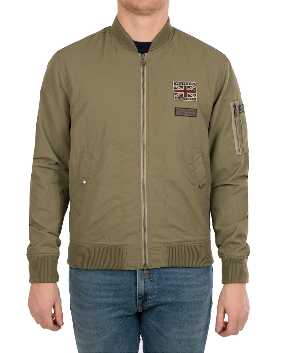 Herre | Jakker | Morris | Barnes Bomber Jacket Green