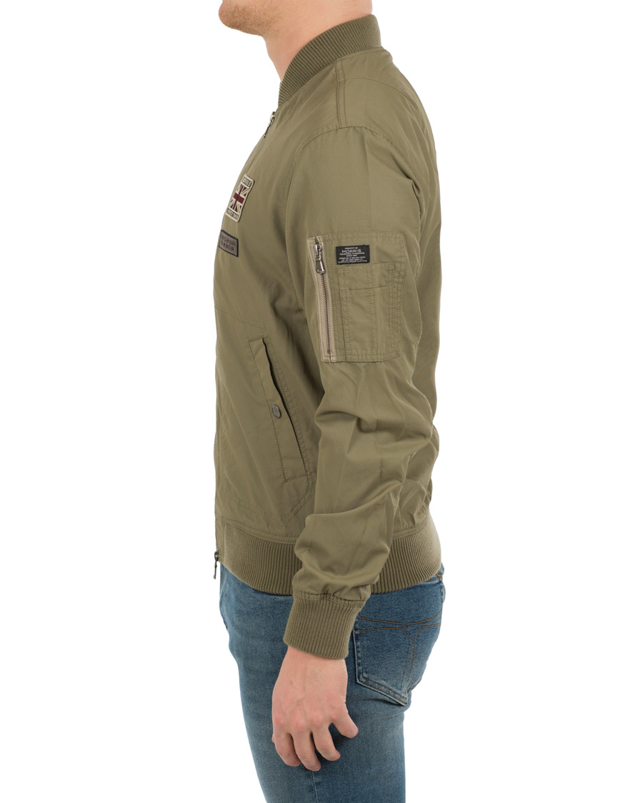 Herre | Jakker | Morris | Barnes Bomber Jacket Green