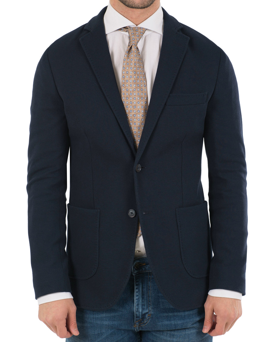 Herre | Blazere & jakker | Morris | Rowing Club Jersey Blazer Navy