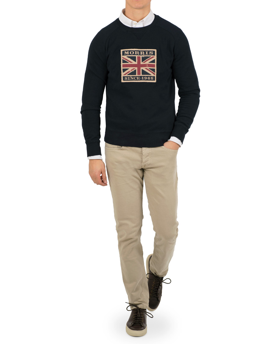 Herre | Trøjer | Morris | Jack Sweatshirt Old Blue