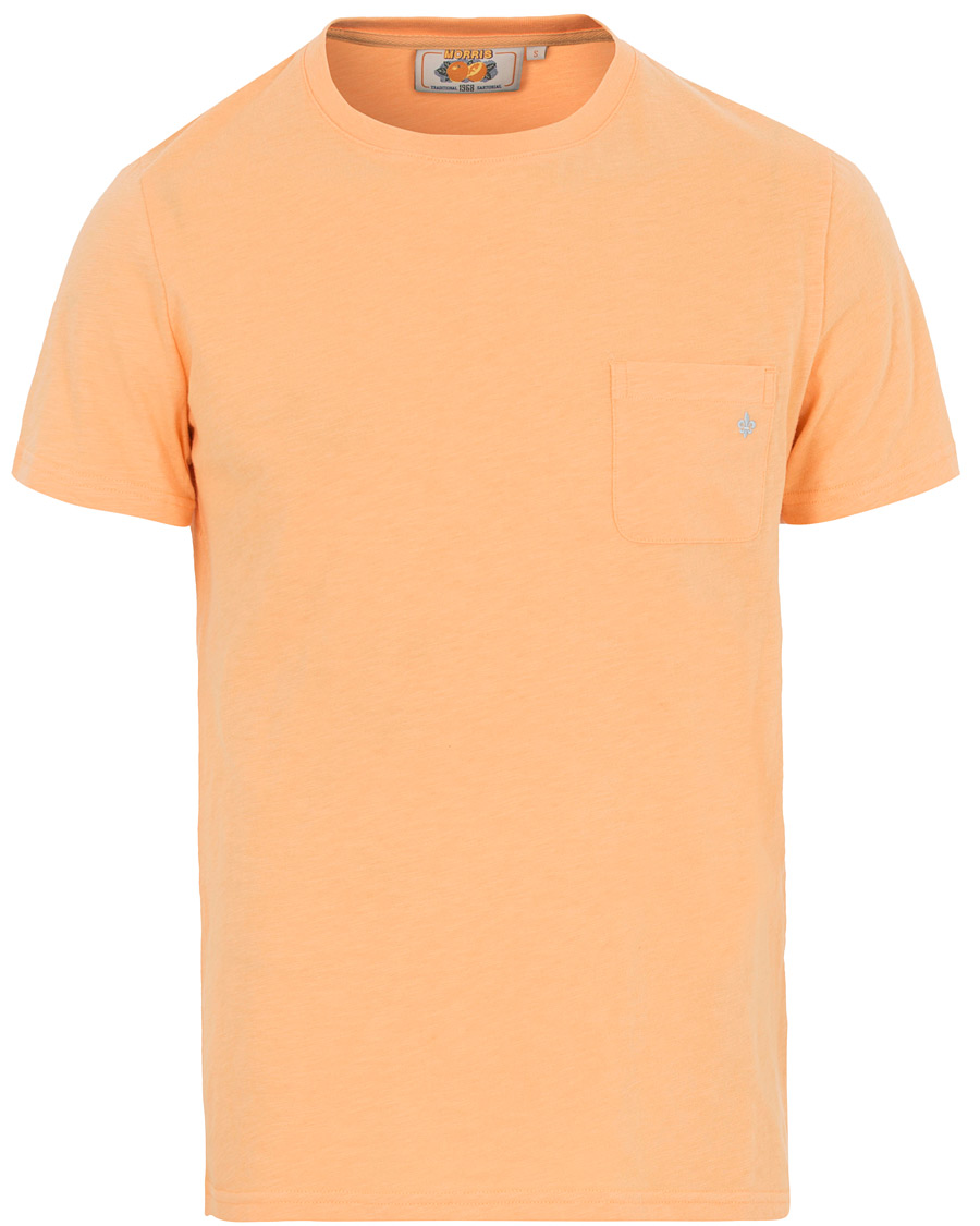 Herre | T-Shirts | Morris | Lily Crew Neck Tee Orange