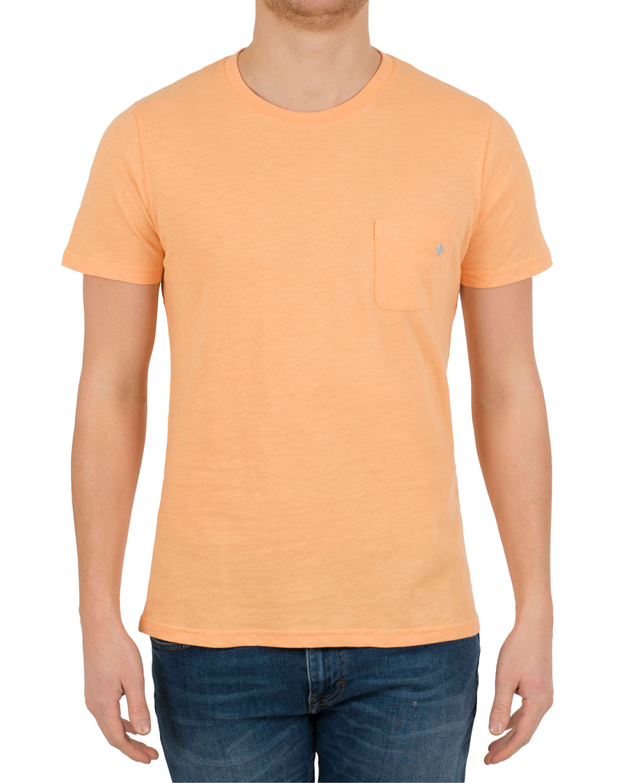 Herre | T-Shirts | Morris | Lily Crew Neck Tee Orange