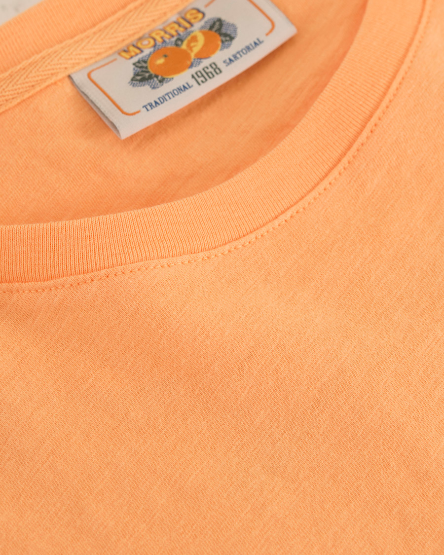 Herre | T-Shirts | Morris | Lily Crew Neck Tee Orange