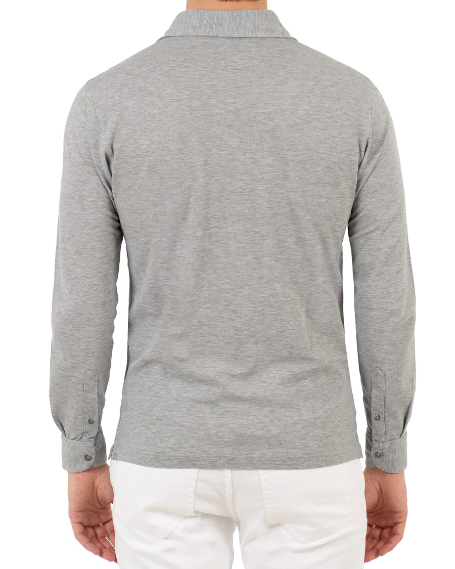 Herre | Skjorter | Gran Sasso | Popover Shirt Grey