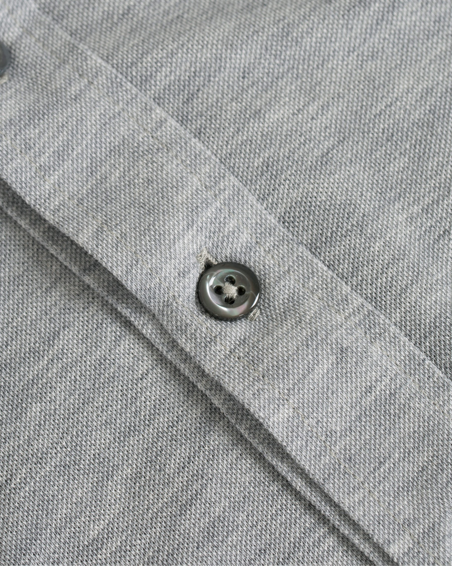 Herre | Skjorter | Gran Sasso | Popover Shirt Grey