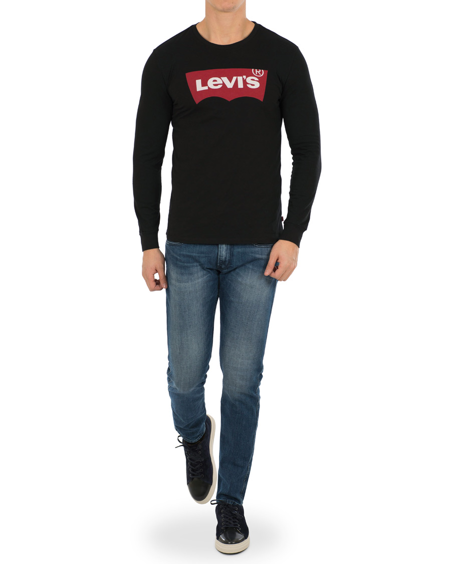 Herre | T-Shirts | Levi's | Long Sleeve Graphic Tee Better Black