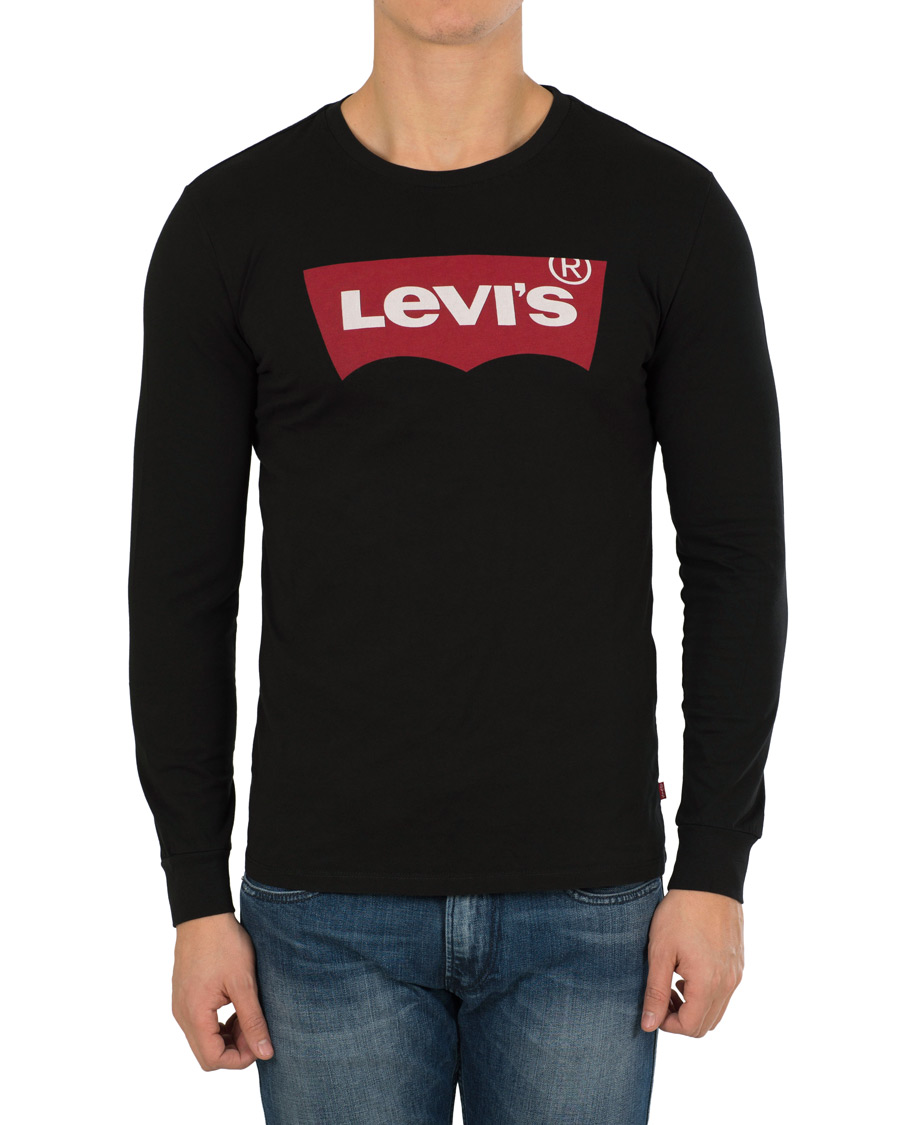 Herre | T-Shirts | Levi's | Long Sleeve Graphic Tee Better Black