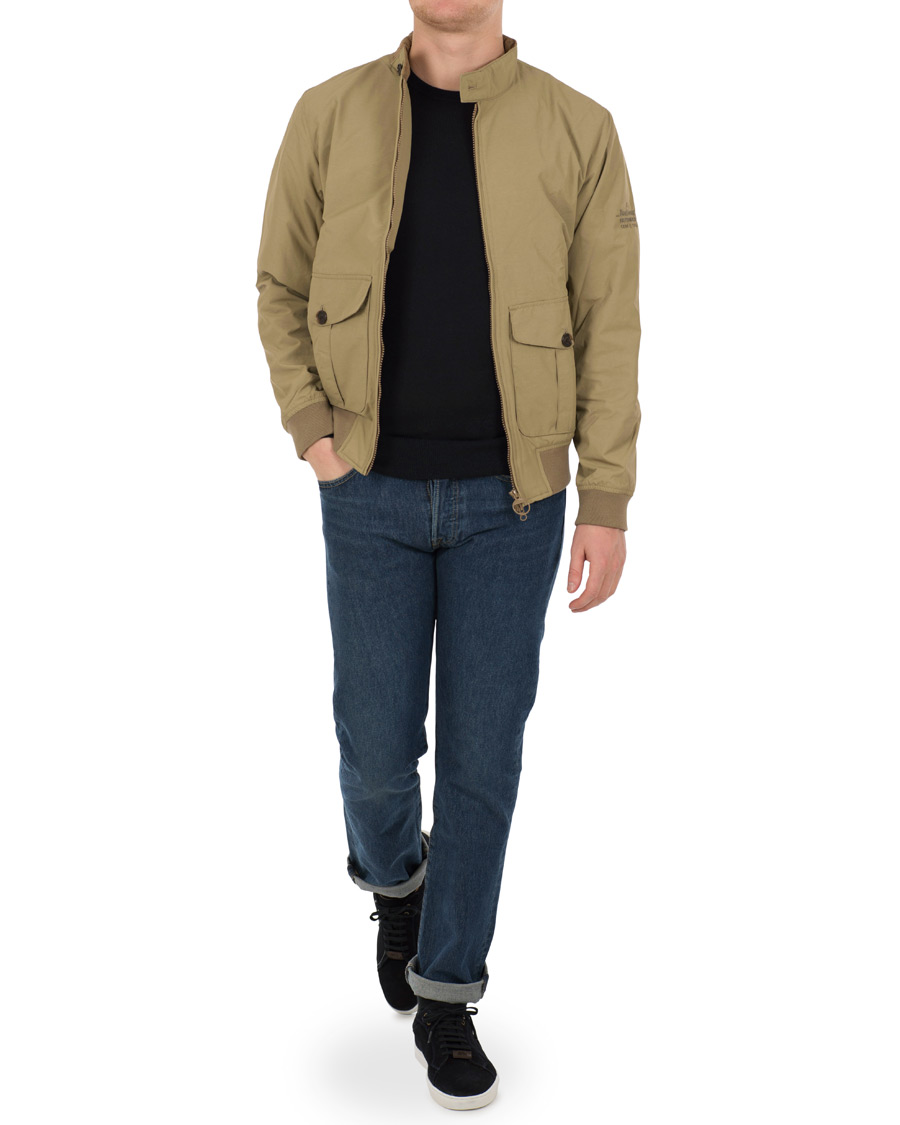 Herre | Jakker | Barbour for Land Rover | Belgae Harrington Jacket Light Sand