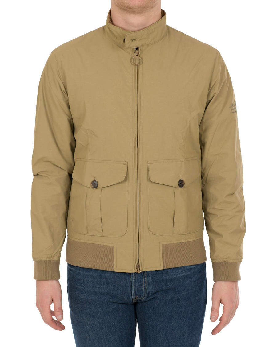 Herre | Jakker | Barbour for Land Rover | Belgae Harrington Jacket Light Sand