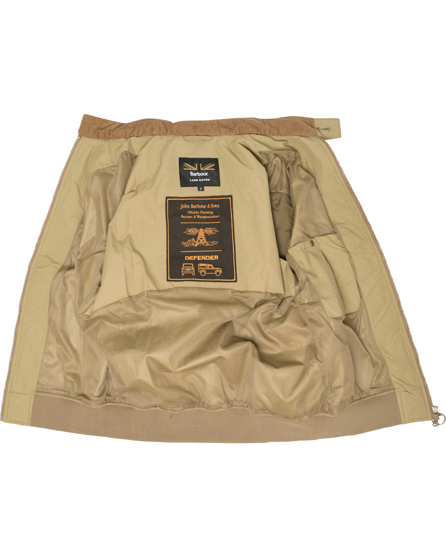 Herre | Jakker | Barbour for Land Rover | Belgae Harrington Jacket Light Sand