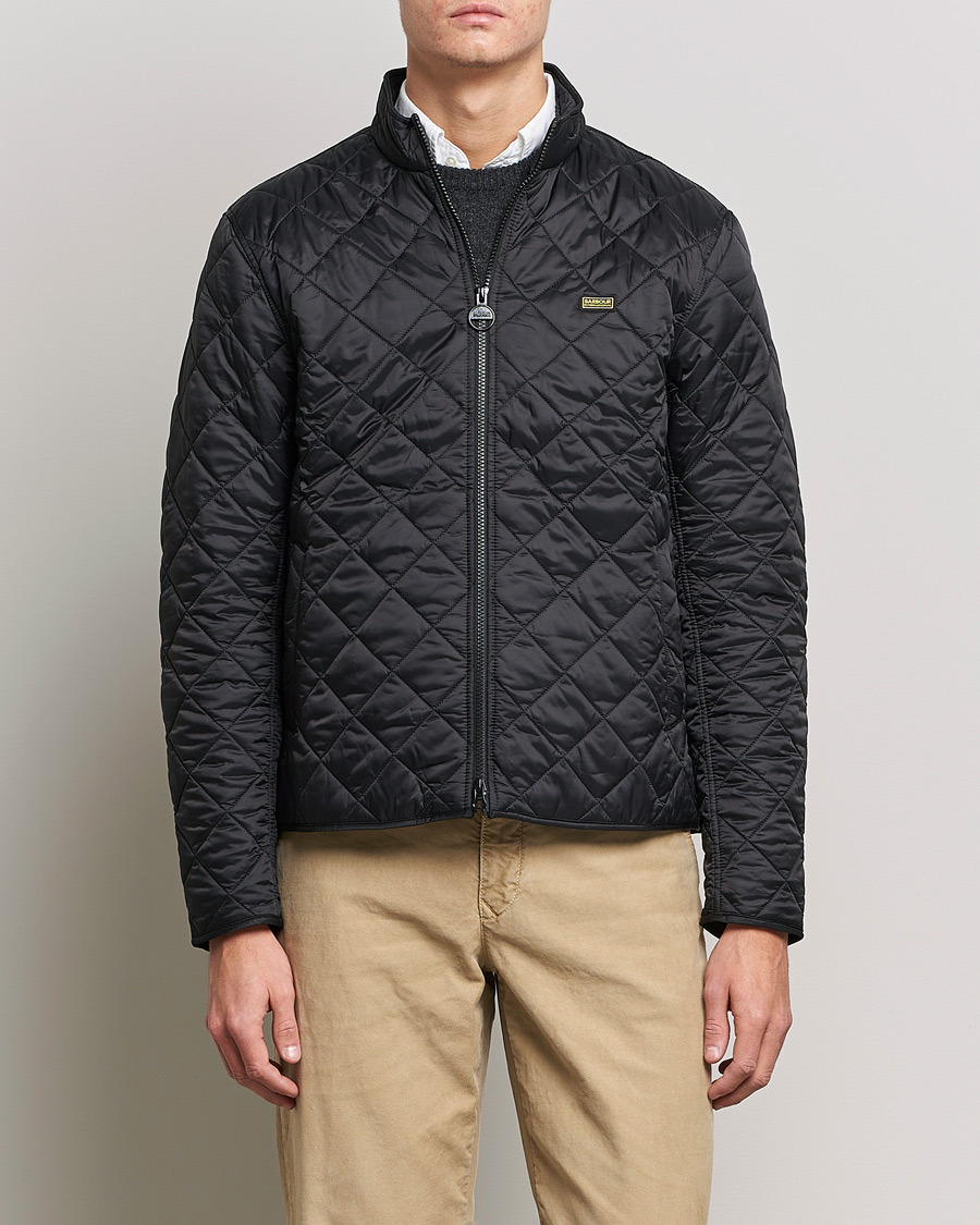 Herre |  | Barbour International | Gear Quilted Jacket Black