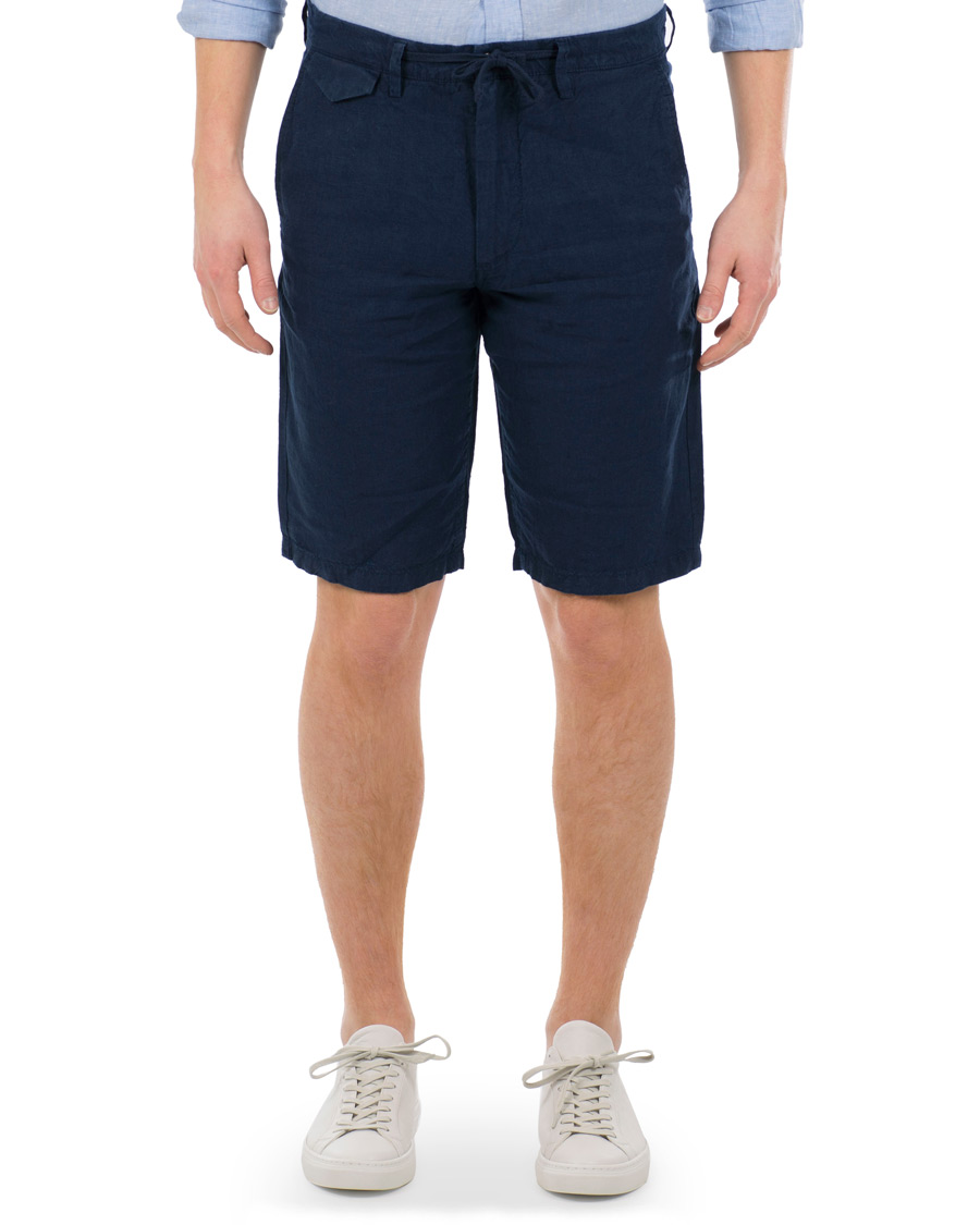 Herre | Shorts | GANT | Relax Linen Shorts Classic Blue