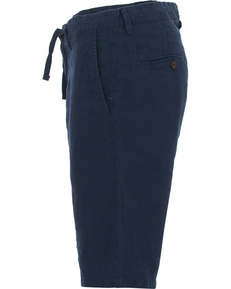 Herre | Shorts | GANT | Relax Linen Shorts Classic Blue