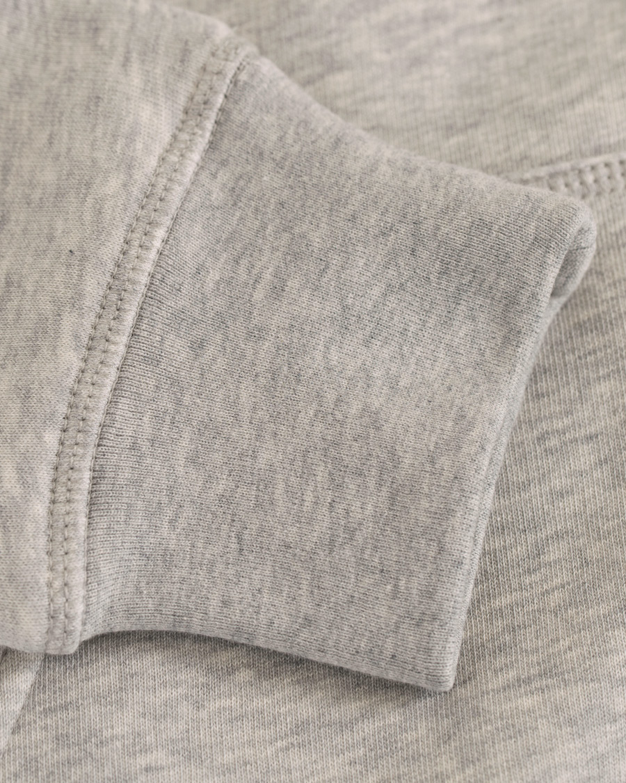 Herre | Trøjer | Gant | Outline Full Zip Hoodie Light Grey Melange