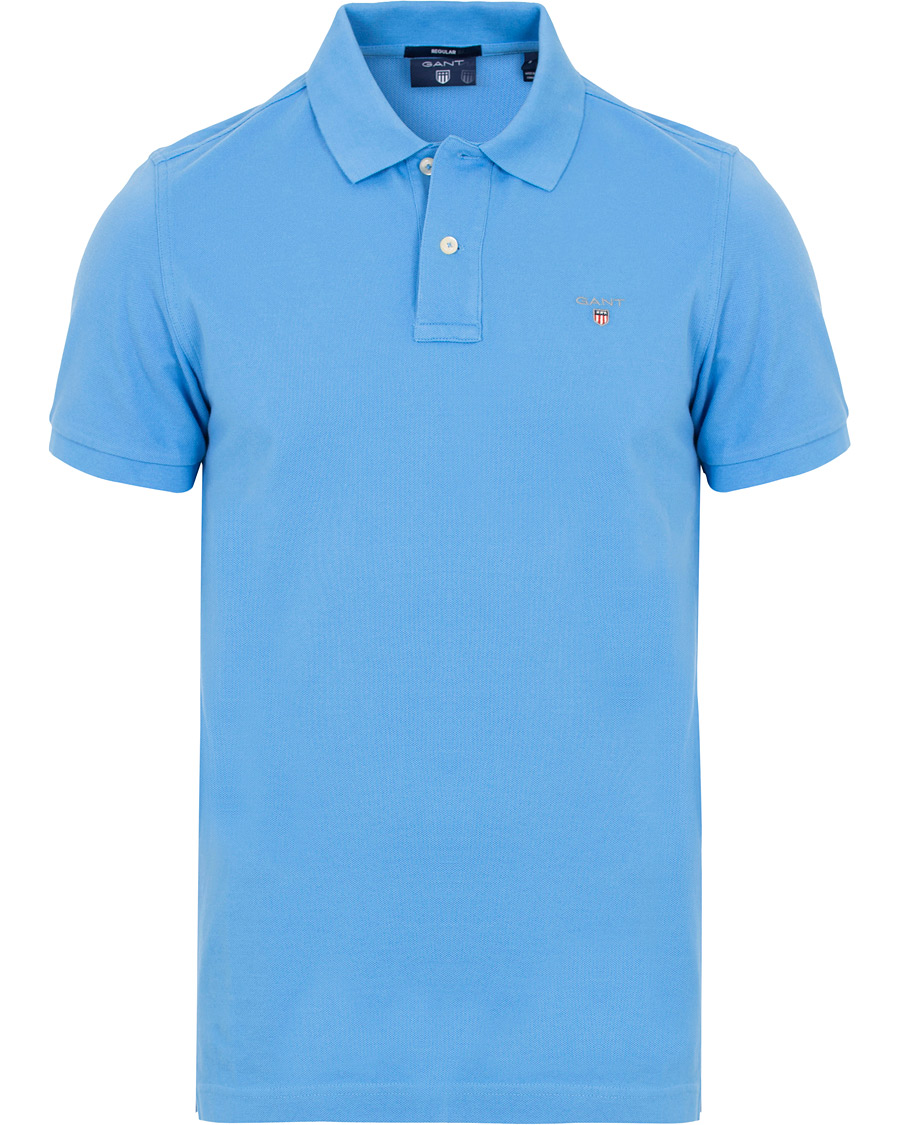 Herre | Polotrøjer | GANT | The Original Polo Pacific Blue