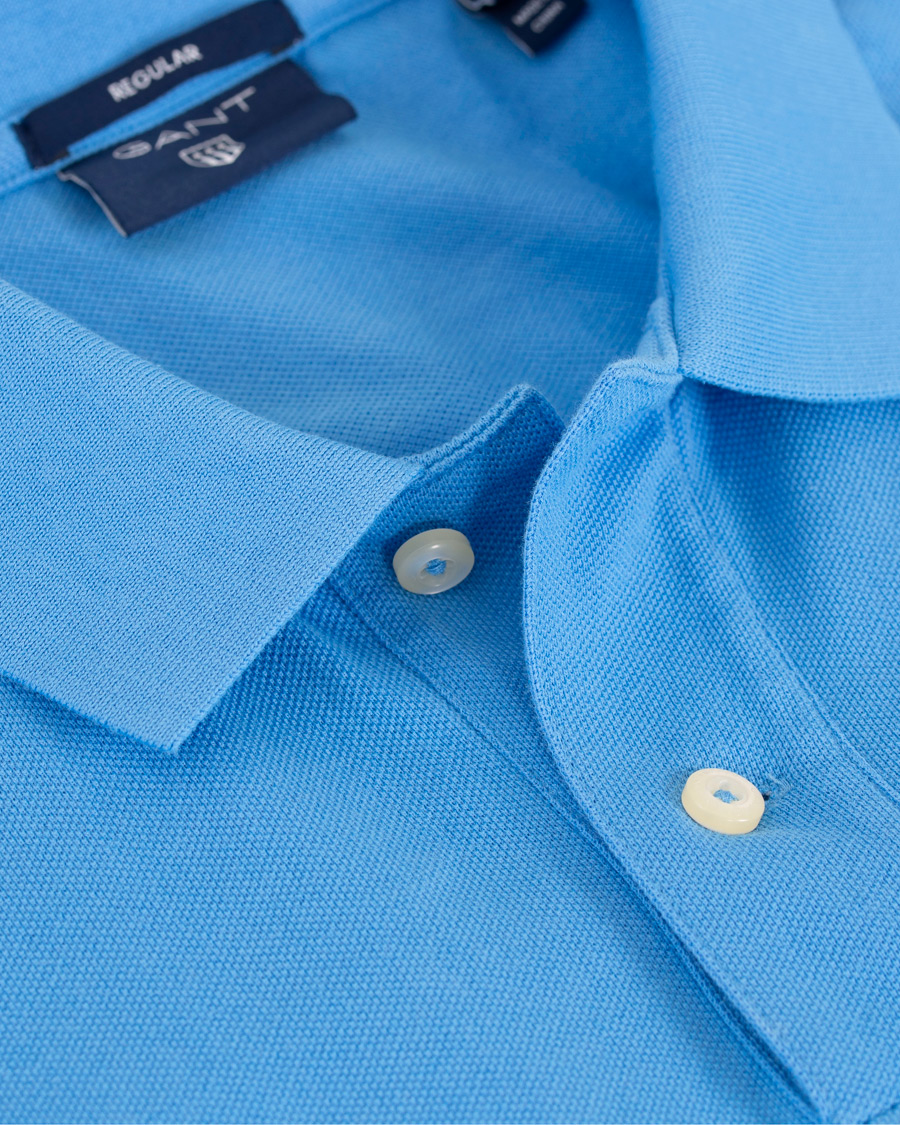 Herre | Polotrøjer | GANT | The Original Polo Pacific Blue