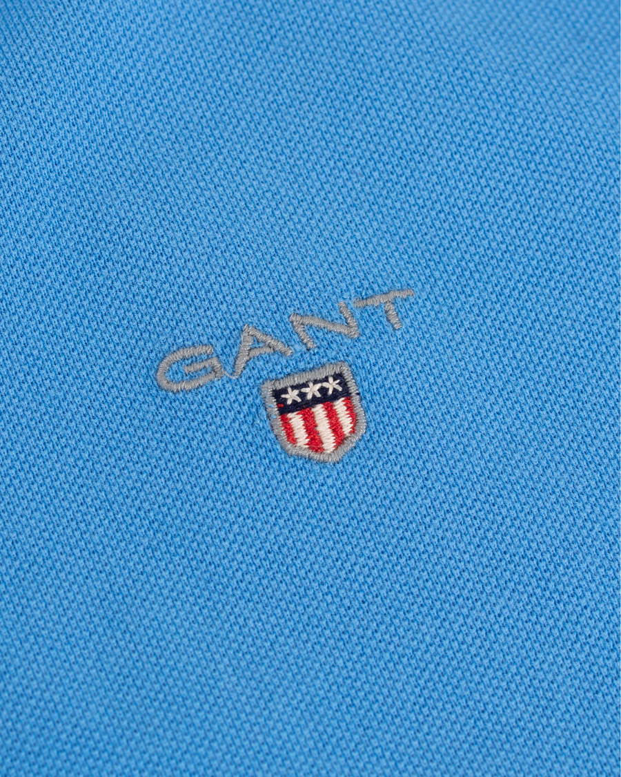 Herre | Polotrøjer | GANT | The Original Polo Pacific Blue