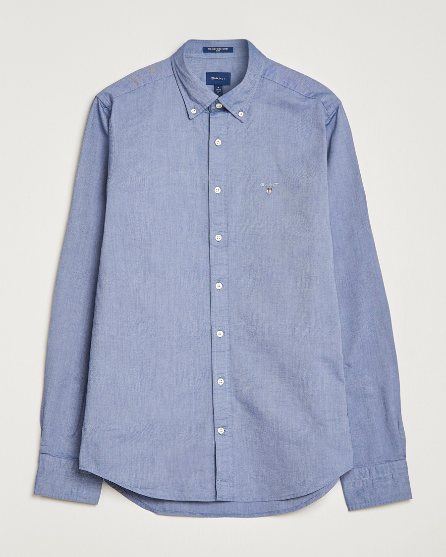 Herre | Skjorter | GANT | Slim Fit Oxford Shirt Persian Blue