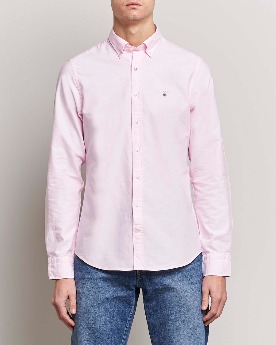 Herre | Skjorter | GANT | Slim Fit Oxford Shirt Light Pink
