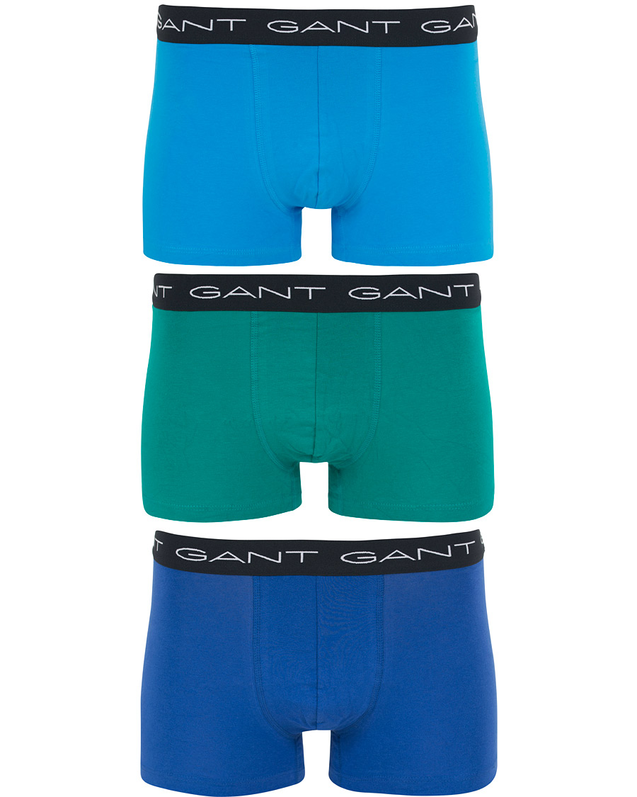 Herre | Undertøj | GANT | 3-Pack Trunk Boxer Aster Blue
