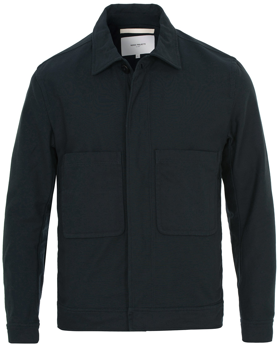 Herre | Jakker | Norse Projects | Tyge Broken Twill Jacket Dark Navy