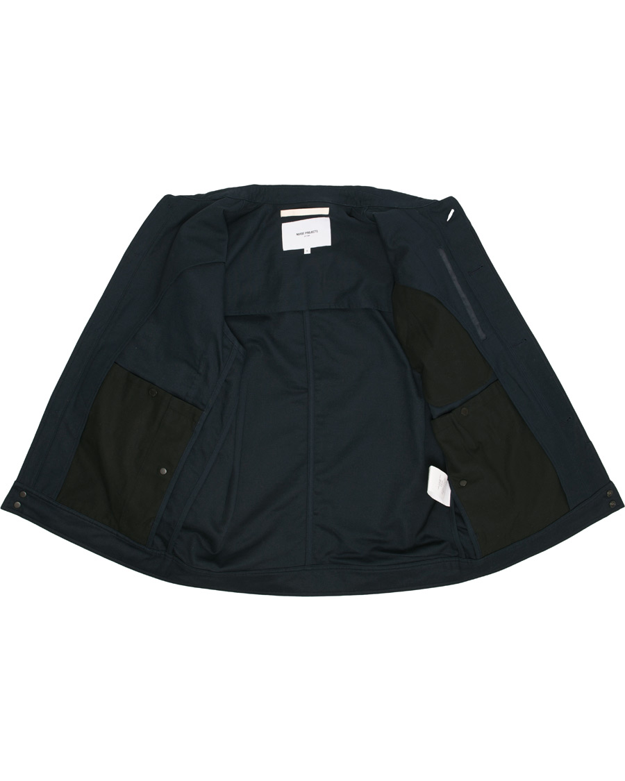 Herre | Jakker | Norse Projects | Tyge Broken Twill Jacket Dark Navy