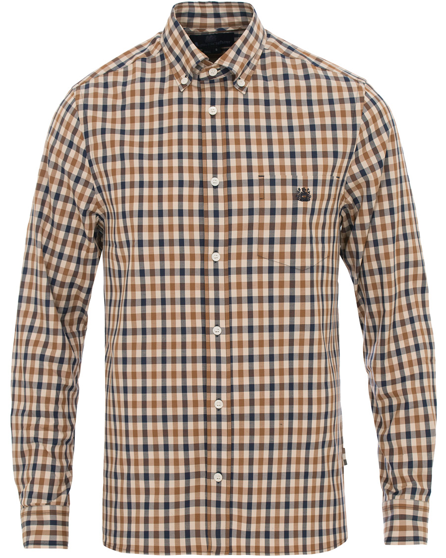 Herre | Skjorter | Aquascutum | York Club Check Shirt Vicuna