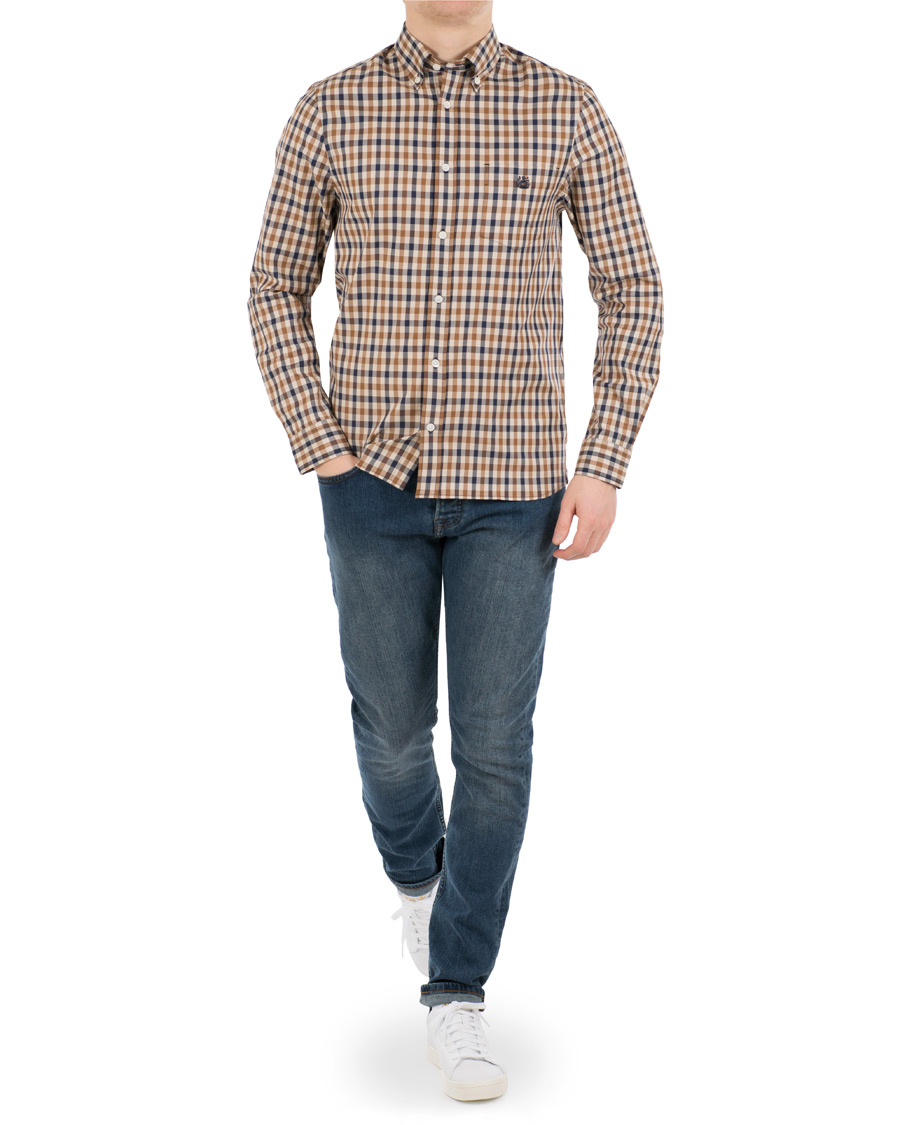 Herre | Skjorter | Aquascutum | York Club Check Shirt Vicuna