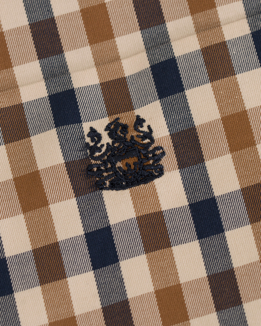 Herre | Skjorter | Aquascutum | York Club Check Shirt Vicuna