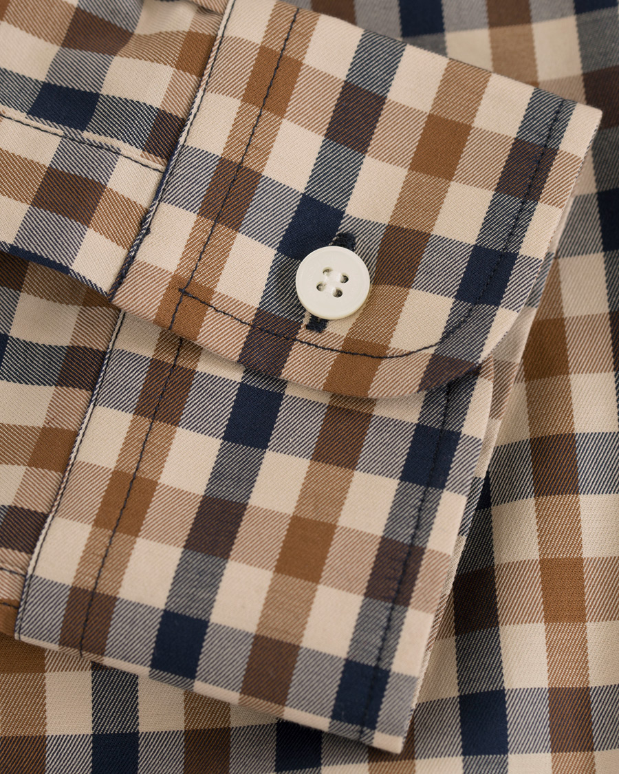 Herre | Skjorter | Aquascutum | York Club Check Shirt Vicuna